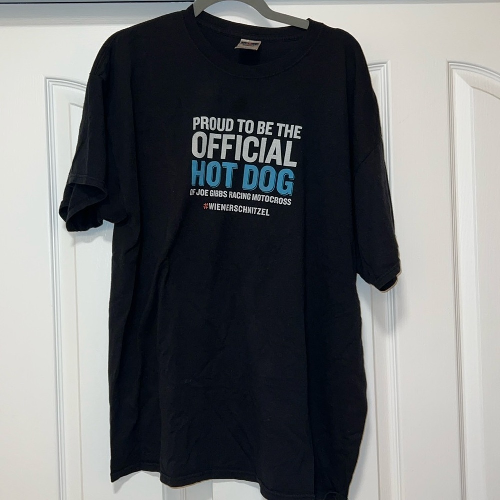 Rare: Joe Gibbs Motocross Wienerschnitzel Racing Tee / XXL